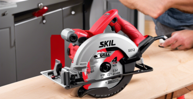 SKIL 15 Amp 7-1/4 Inch Circular Saw with Single Beam Laser Guide - 5280-01