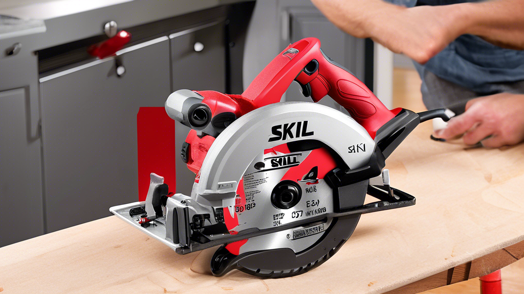 SKIL 15 Amp 7-1/4 Inch Circular Saw with Single Beam Laser Guide - 5280-01