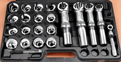 EPAuto 40 Pieces 1/4-Inch & 3/8-Inch Drive Socket Set with 72 Tooth Reversible Ratchet