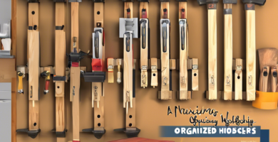 Hammer Holder, Wall Mount Storage Rack Organizer for Workshop, Shed, Garage, Home, Fit Most of Hammer or Small Tools