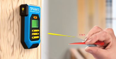 Stud Finder Wall Scanner - 5 in 1 Stud Finder Tool with Intelligent Microprocessor Chip and HD LCD Display, Stud Detector Beam Finders for the Center and Edge of Wood AC Wire Metal Studs Joist Pipe