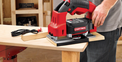 CRAFTSMAN Planer, 15 Amp, For Benchtops, Two Knife Solid Steel Cutter Head (CMEW320)