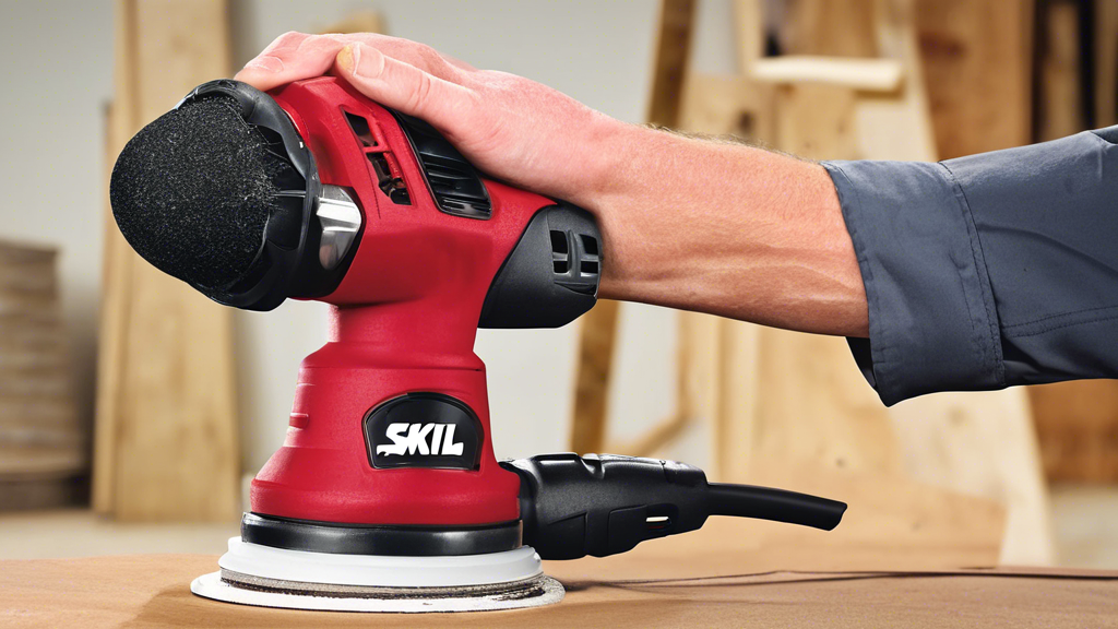 SKIL 5” Random Orbital Sander with Cyclonic Dust Box & 3pc Sanding Sheet - SR211601, Multicolor