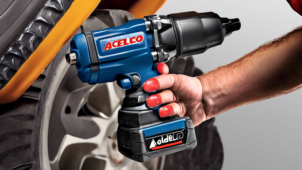 ACDelco ANI405A-NK1 Pneumatic Heavy Duty Twin Hammer ½” 5-Speed Impact Wrench & 3/8” Ratchet Wrench Combo Tool Kit