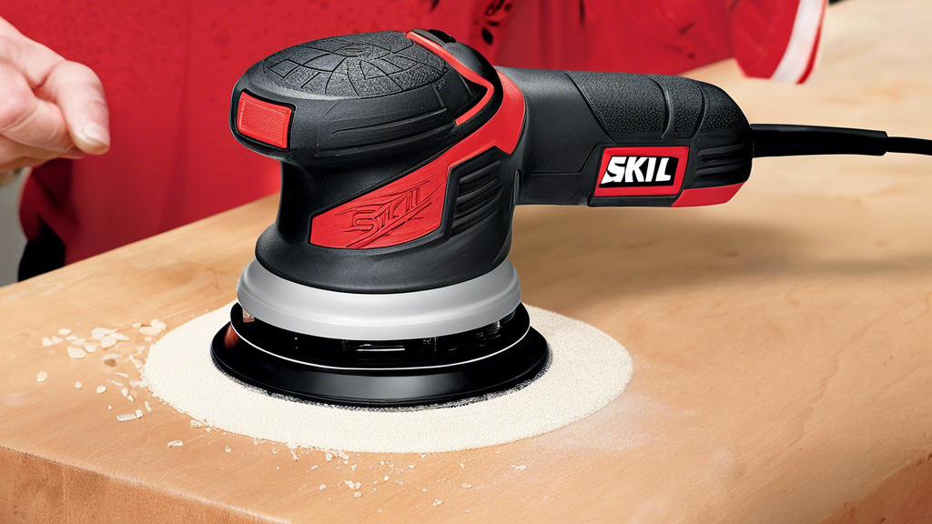 SKIL 5” Random Orbital Sander with Cyclonic Dust Box & 3pc Sanding Sheet - SR211601, Multicolor