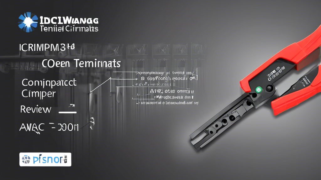 iCrimp Open Barrel Terminals Crimper for Various-sized Contacts AWG 30-14 works on JST,Molex,TE,HRS